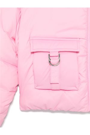 pink polyamide jacket MISS BLUMARINE KIDS | IF4045T2827X0604